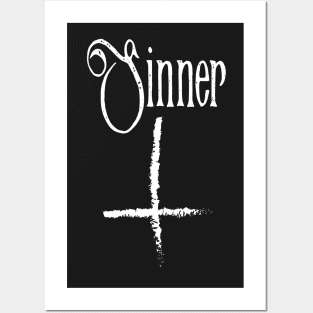 Sinner tee Posters and Art